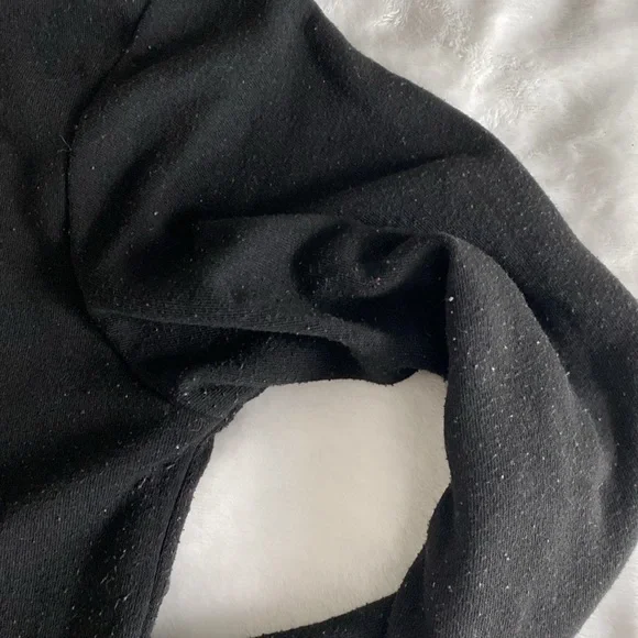 Black “Weekend Lover” full body zipper fleece hoodie - Picture 7 of 17